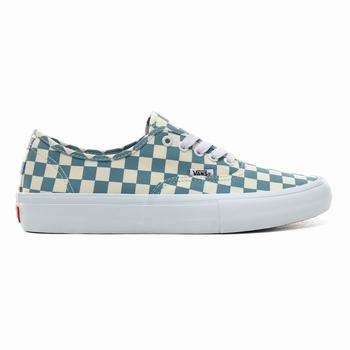 Damske Tenisky Vans Checkerboard Authentic Pro Modre VA58FPCVI